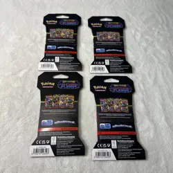 4X POKEMON MEGA EVOLUTION PHANTASMAL FLAMES SLEEVED BOOSTER PACKS FULL ART SET4 - Image 4