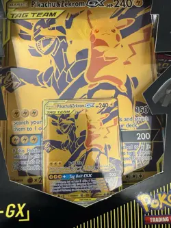 Nintendo Pokemon TCG Pikachu and Zekrom-GX Tag Team Premium Collection - Image 3