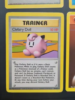 Base Set Energy 96, 97, 102/102 & Clefairy Doll 70/102 - Pokemon TCG - Image 4