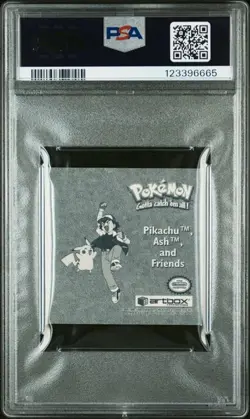 1999 Pokemon Stickers Series 1 Pikachu, Ash, and Friends PSA 9 MINT BONUS PRISM - Image 2