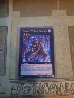 YUGIOH NUMBER C65: KING OVERFIEND SHSP-EN048 RARE 1ST ED NM - Image 1