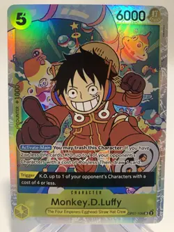 One Piece TCG The Best Vol. 2 PRB-02 - Monkey.D.Luffy OP07-109 SR (Reprint) NM - Image 1
