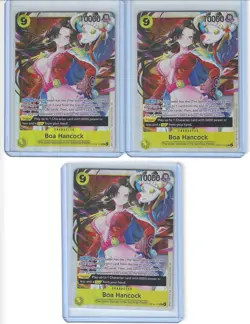Boa Hancock Op14-112 SR Playset 3x The Azure Sea’s Seven English - Image 1