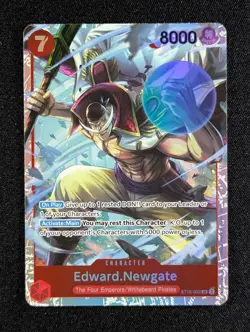 2024 One Piece EDWARD NEWGATE #ST15-002 SD Red Reprint SR ENGLISH - Image 1