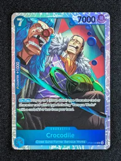 2024 One Piece CROCODILE #OP09-046 Emperors in the New World SR | English - Image 1