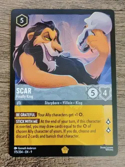 Scar (Finally King) - Fabled 175/204 Disney Lorcana - Image 1