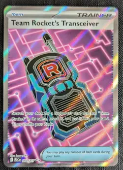 Team Rocket's Transceiver 263/217 Ultra Rare ME: Ascended Heroes Pokemon NM Card - Image 1