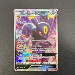 Pokemon Umbreon GX 80/149 SM Base Set Holo 200 HP Ultra Rare Card - Image 1