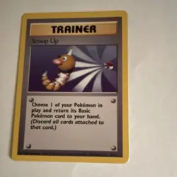 Pokemon Scoop Up Base Set Rare Trainer 78/102 Regular 1999 English Card - Image 1