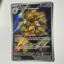 Alakazam 009 Illustration Rare MEP Mega Evolution Promo Pokemon Card NM - Image 1