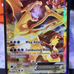 Charizard EX XY121 & Charizard XY17 Black Star Promo Full Art Holo Pokemon Card - Image 3