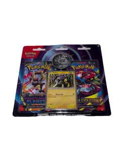 Pokemon TCG Phantasmal Flames 2 Pack Blister Raikou Promo Card & Coin Sealed - Image 1