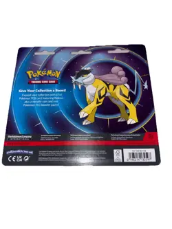 Pokemon TCG Phantasmal Flames 2 Pack Blister Raikou Promo Card & Coin Sealed - Image 5