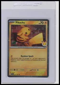 Miscellaneous Cards & Products #051/162 Pikachu (Pokemon Day 2026) SEALED - Image 1