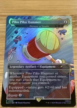 Piko Piko Hammer - Hammer of Nazahn (Rainbow Foil) #2098 NM Secret Lair Drop - Image 1
