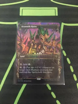 MTG Magic The Gathering Dranith Ruins Foil Showcase Commander Land - Image 1
