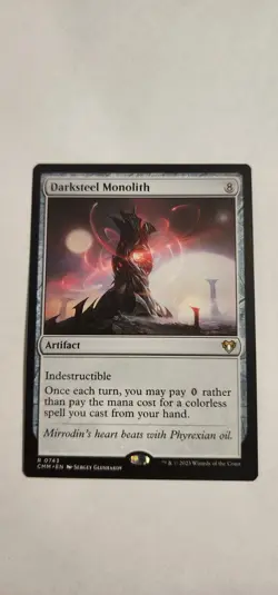 Darksteel Monolith #743 NM Commander Masters MTG Ships Double Sleeved+Tracking - Image 3