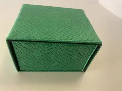 MTG Legion Storage Deck Box Dragon Scale Green Rare HTF - Image 5