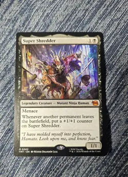 Super Shredder Teenage Mutant Ninja Turtles Regular Magic the gathering - Image 1