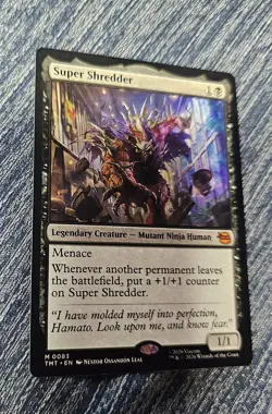 Super Shredder Teenage Mutant Ninja Turtles Regular Magic the gathering - Image 2