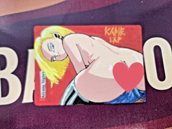 MTG Arcane Signet Android 18 Dragon Ball Waifu Alter by BAZAYO 18+ - Image 1