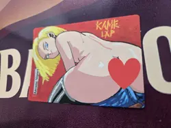 MTG Arcane Signet Android 18 Dragon Ball Waifu Alter by BAZAYO 18+ - Image 3