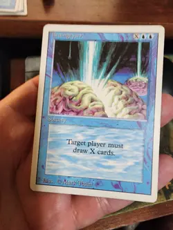 Revised 3rd Edition MTG 1 Braingeyser Magic - Image 1