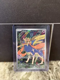 Zacian 2025 Phantasmal Flames Illustration Rare FA Holo 100/094 Pokemon - Image 1