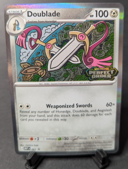 Pokemon Doublade 067 Holo – Perfect Order Staff Promo – NM - Image 1