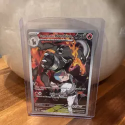 Pokemon Team Rocket's Houndoom Illustration Rare Holo Sv10 191/182 English - Image 1