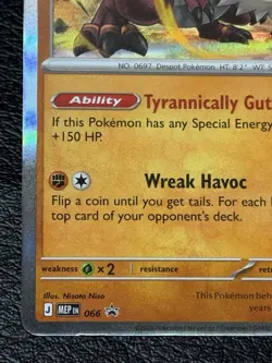 Tyrantrum MEP 066 Prerelease Stamped Promo - Pokemon TCG: Perfect Order - NM - Image 4
