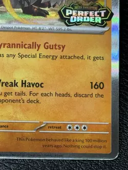 Tyrantrum MEP 066 Prerelease Stamped Promo - Pokemon TCG: Perfect Order - NM - Image 5