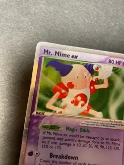 Mr. Mime ex 110/112 FireRed & LeafGreen Holo Pokemon TCG RARE - Image 4