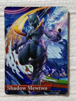 Shadow Mewtwo Amiibo Card Pokken Tournament Wii U Pokemon 2016 Nintendo Preowned - Image 1