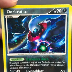 2009 Darkrai - DP52 Promo - Pokemon Diamond & Pearl Promo Holo -LP - Image 3