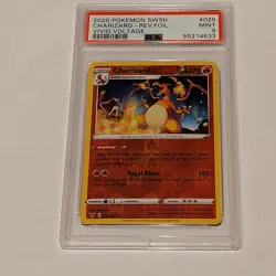 2020 Vivid Voltage Charizard #025 PSA 9 Pokemon - Image 1