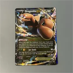 Pokemon Dragonite EX Ultra Rare Holo 180 HP XY-Furious Fists 74/111 English - Image 1