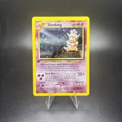 1st Edition Slowking 14/111 Neo Genesis Holo Vintage Pokemon NM -g - Image 1