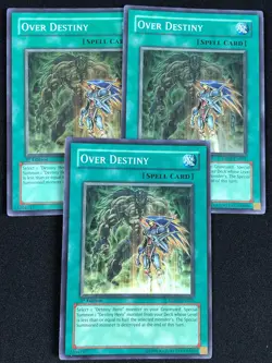 YUGIOH OVER DESTINY DP05-EN021 1ST SUPER X3 (LP) - Image 1