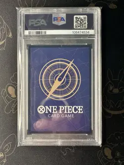 2022 KIN'EMON One Piece OP01 Pre-Errata ENGLISH ALT ART OP01-040 SR PSA 10 GM - Image 2