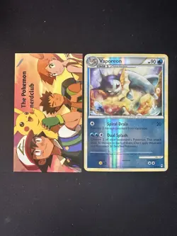 Vaporeon 52/95 NM NEAR MINT - Call of Legends - Reverse Holo - 2011 Pokemon Card - Image 1