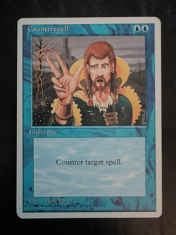 MTG Counterspell – 4th Edition Core Set – Vintage Magic The Gathering Card – LP - Image 1