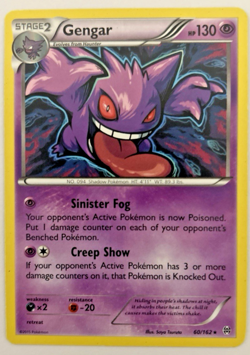 Gengar 60/162 BREAKthrough Holo Rare Pokemon Card - Image 1