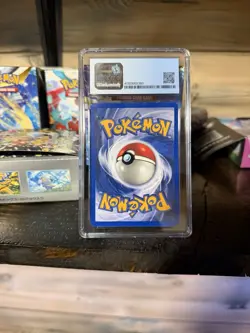 CGC 9 Pokemon TCG Ampharos Neo Genesis Holo Card 1/111 Unlimited Rare WOTC - Image 2