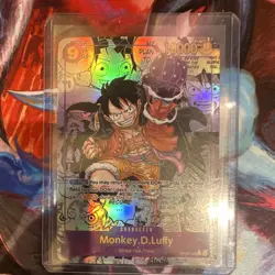 Bandai Monkey.D.Luffy Holo OP09-119 10000 Power One Piece CCG PROXY CARD - Image 1