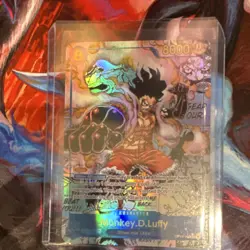 One Piece Monkey.D.Luffy Character Holo OP11-118 8000 Power 8 CostPROXY CARD - Image 1