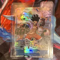 One Piece Monkey.D.Luffy Character Holo OP11-118 8000 Power 8 CostPROXY CARD - Image 3
