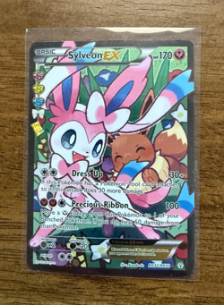 Sylveon EX RC32/32 Generations Full Art Radiant Collection Holo Pokemon card TCG - Image 1