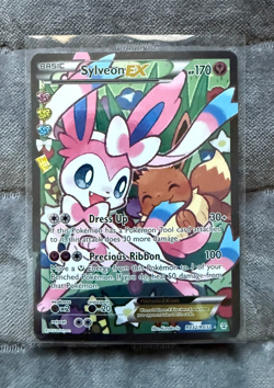 Sylveon EX RC32/32 Generations Full Art Radiant Collection Holo Pokemon card TCG - Image 3