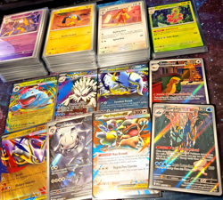 200+ SIR/EX/Holo/Reverse Holo/C/UC Mega Evolution Pokemon Card Lot NM Bulk LOT - Image 2